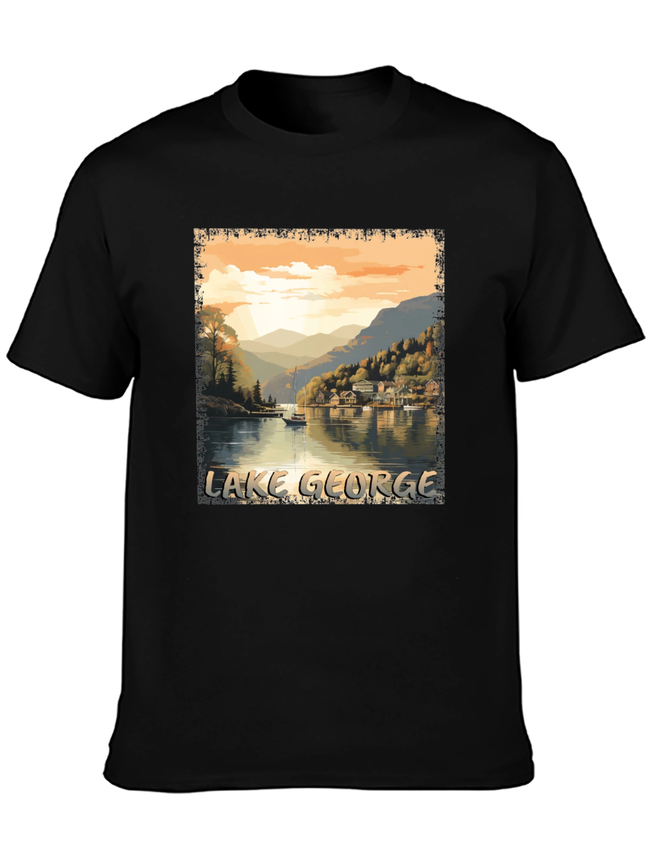 Lake George Scenic Graphic Tee