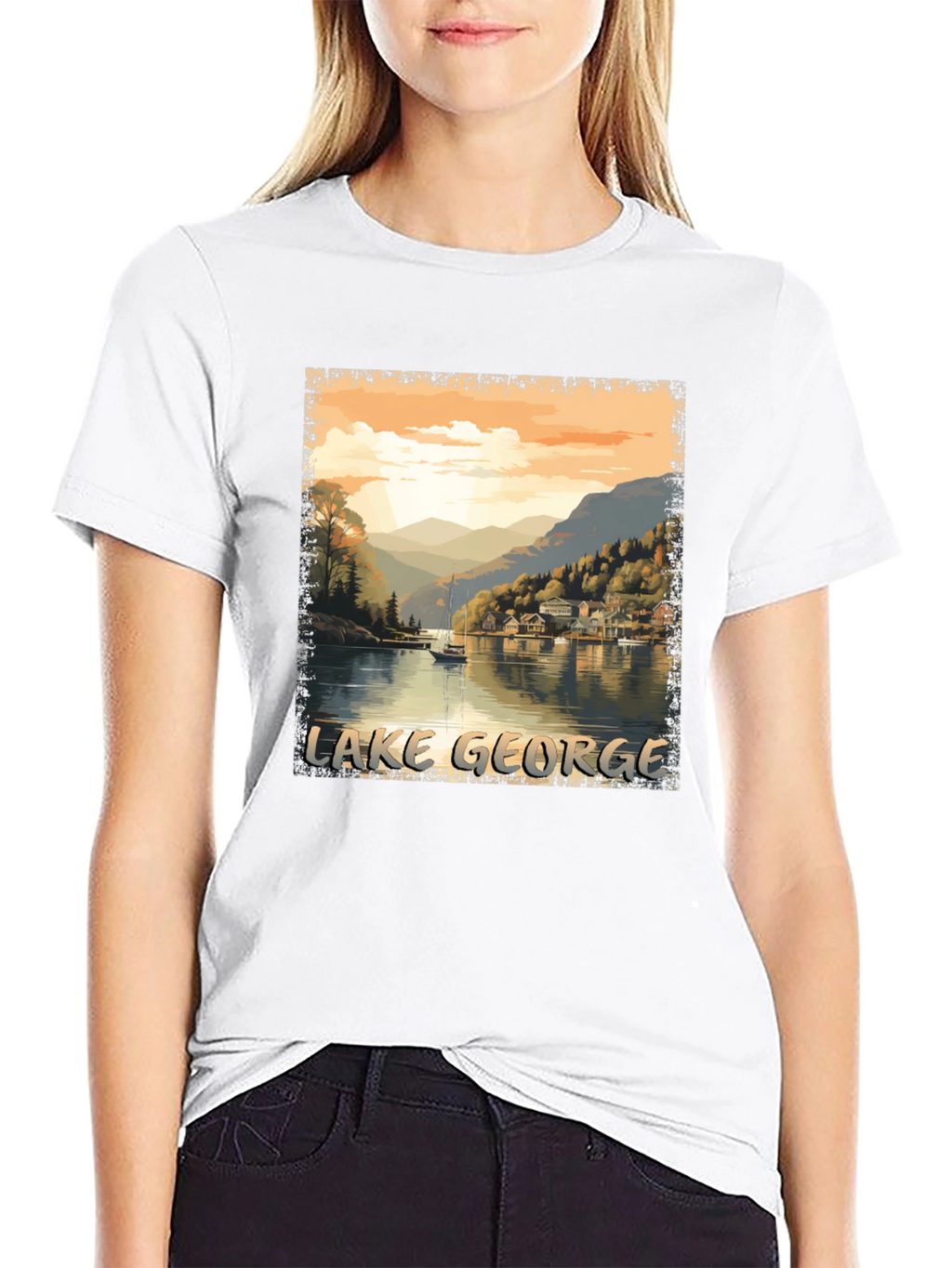 Lake George Scenic Graphic Tee