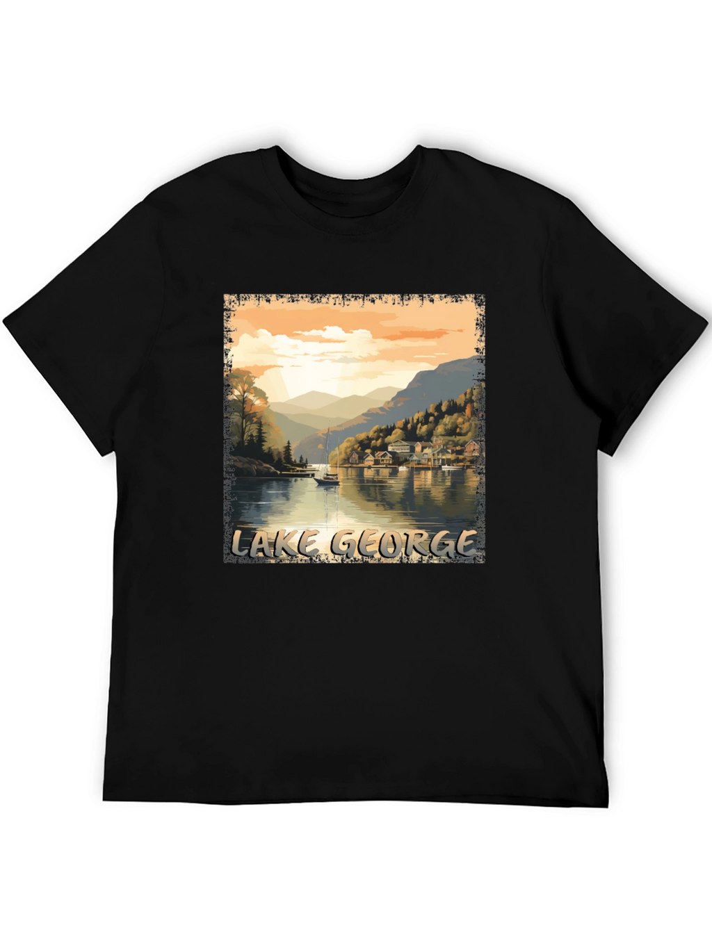 Lake George Scenic Graphic Tee