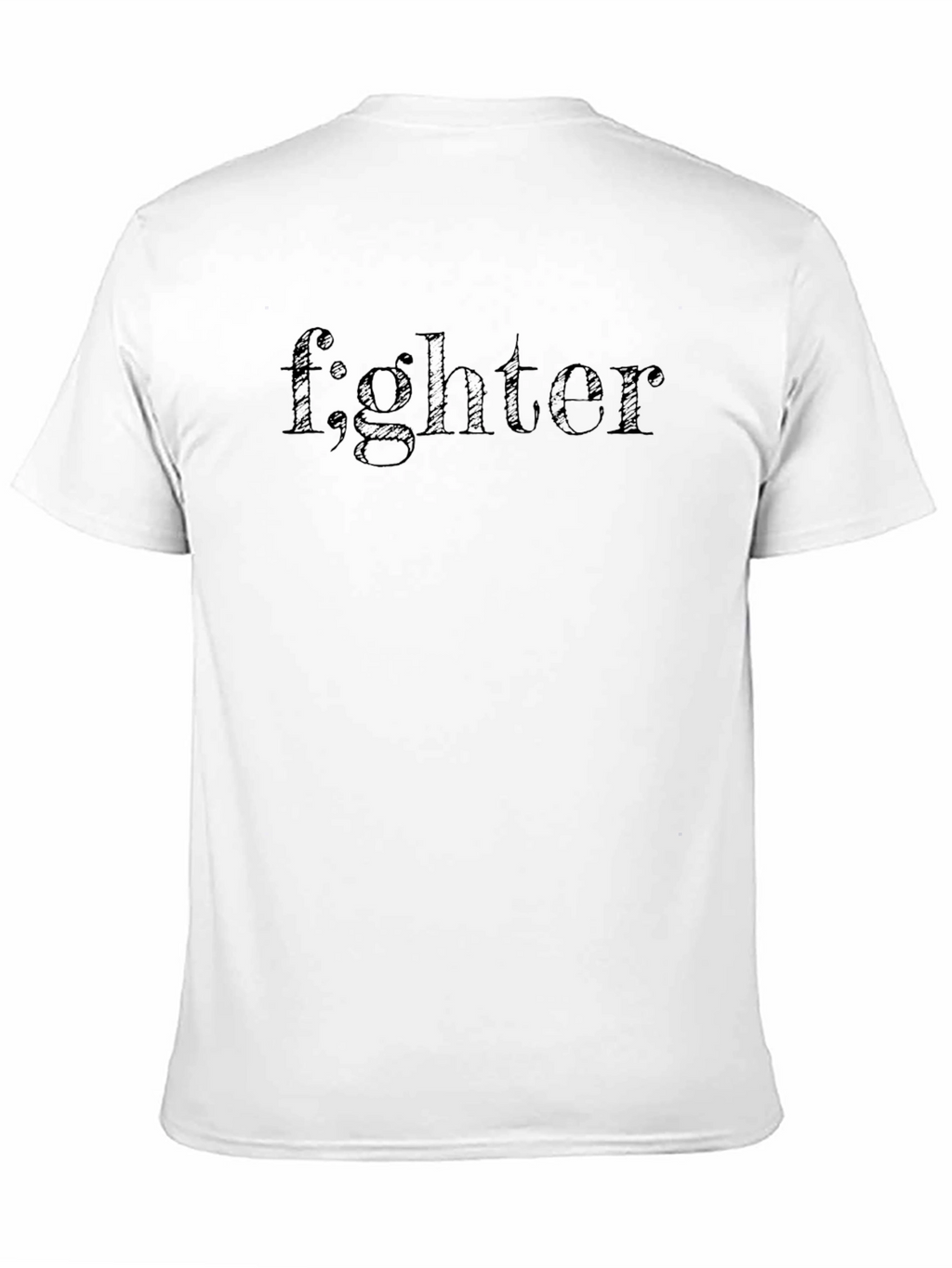Fighter Black Cotton T-Shirt - Edgy Graphic Tee