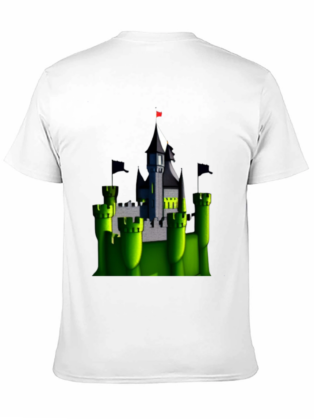 Enchanted Castle T-Shirt - Black Cotton Tee