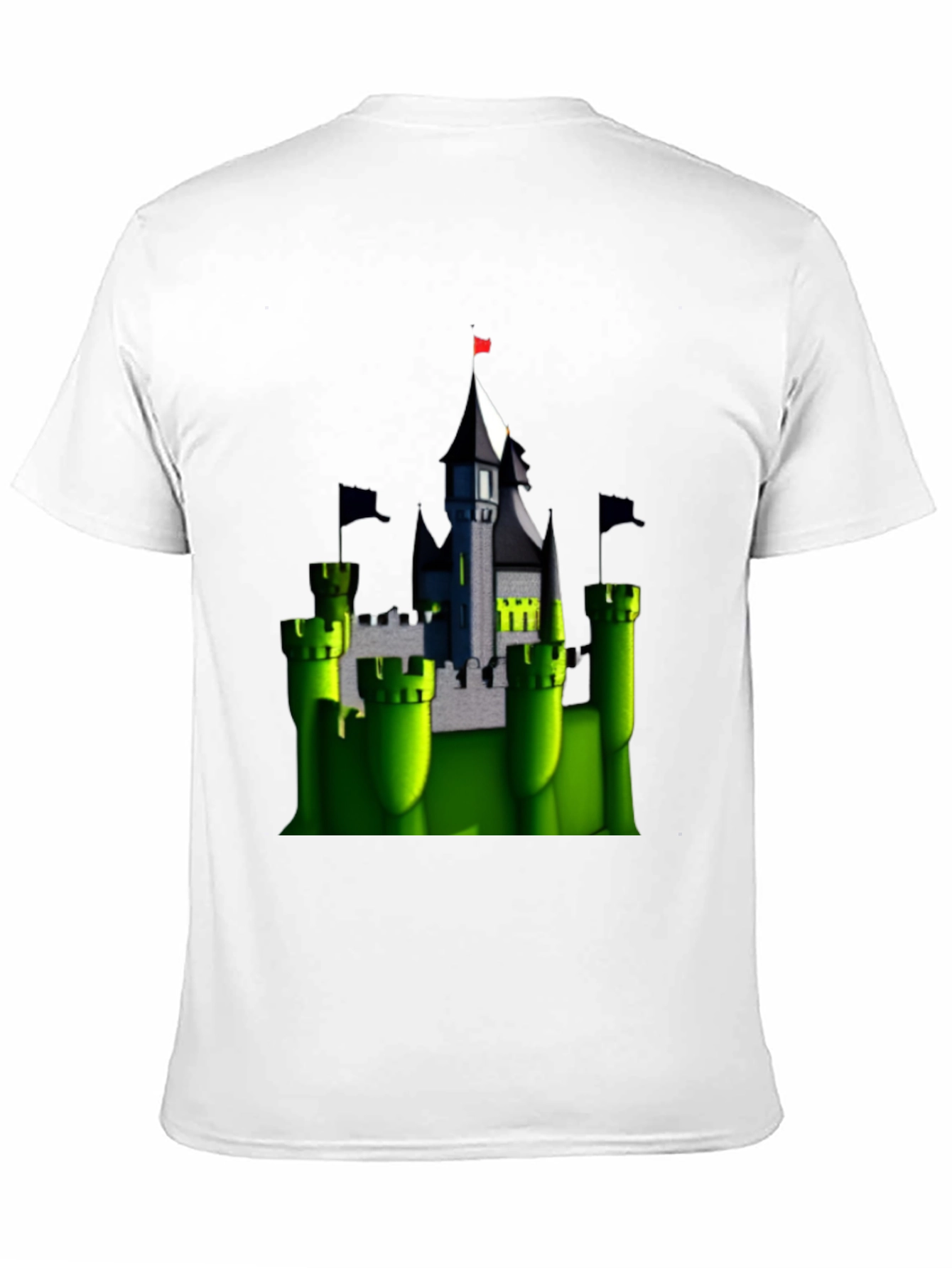 Enchanted Castle T-Shirt - Black Cotton Tee