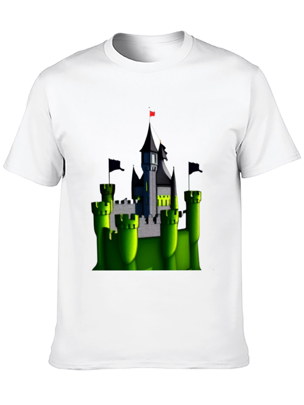 Enchanted Castle T-Shirt - Black Cotton Tee