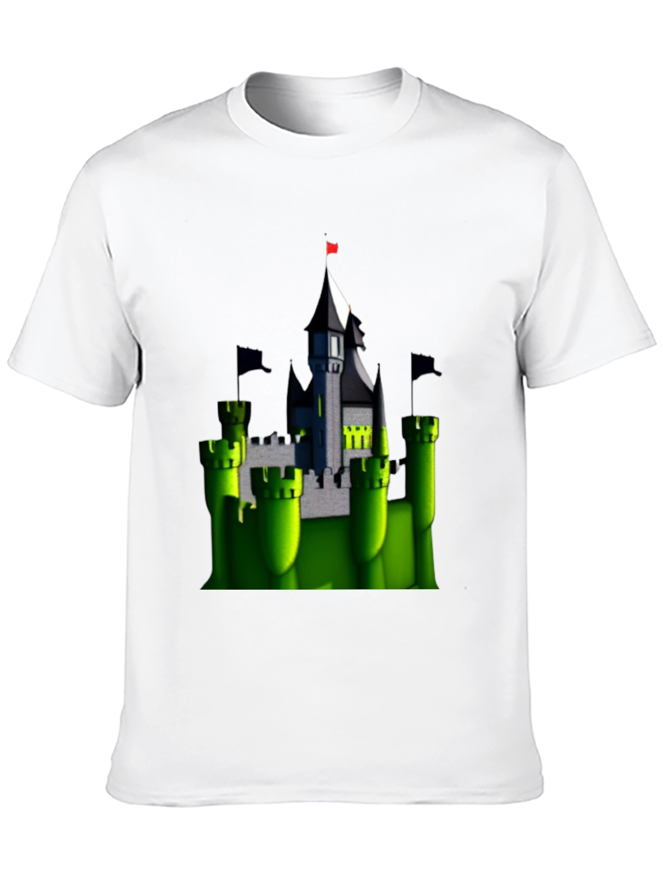 Enchanted Castle T-Shirt - Black Cotton Tee