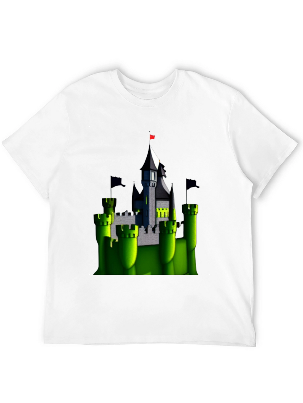 Enchanted Castle T-Shirt - Black Cotton Tee