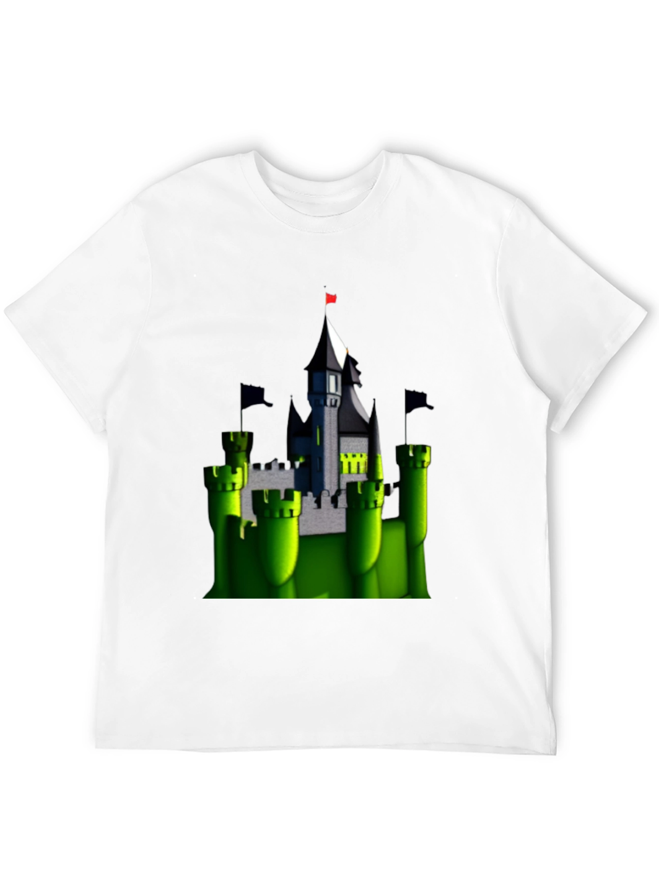 Enchanted Castle T-Shirt - Black Cotton Tee