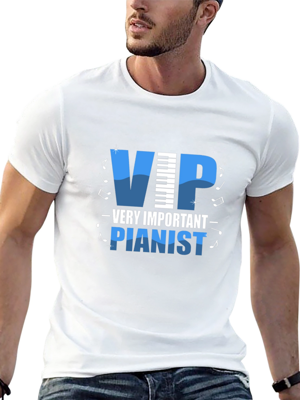 Very Important Pianist Graphic T-Shirt