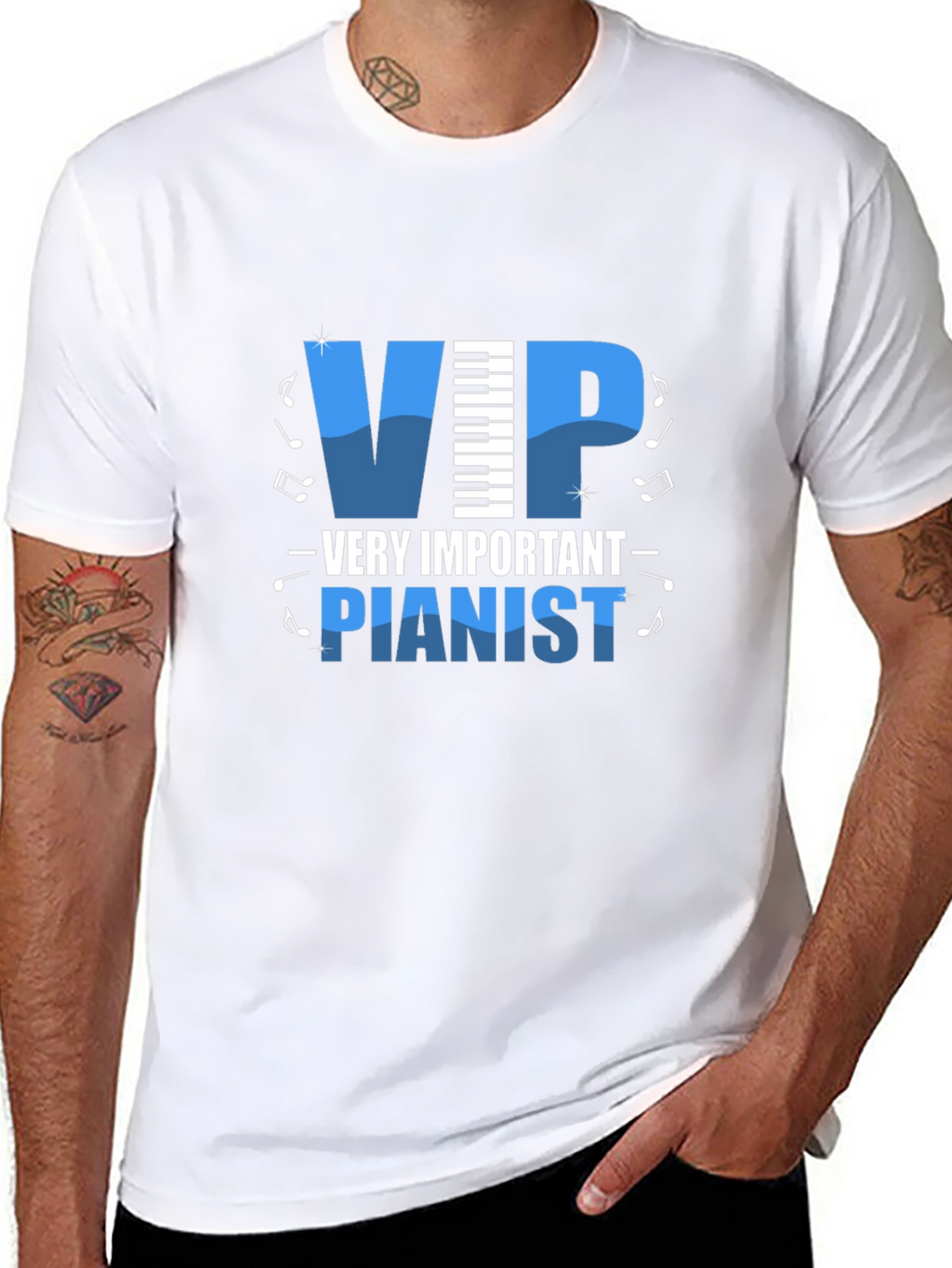 Very Important Pianist Graphic T-Shirt
