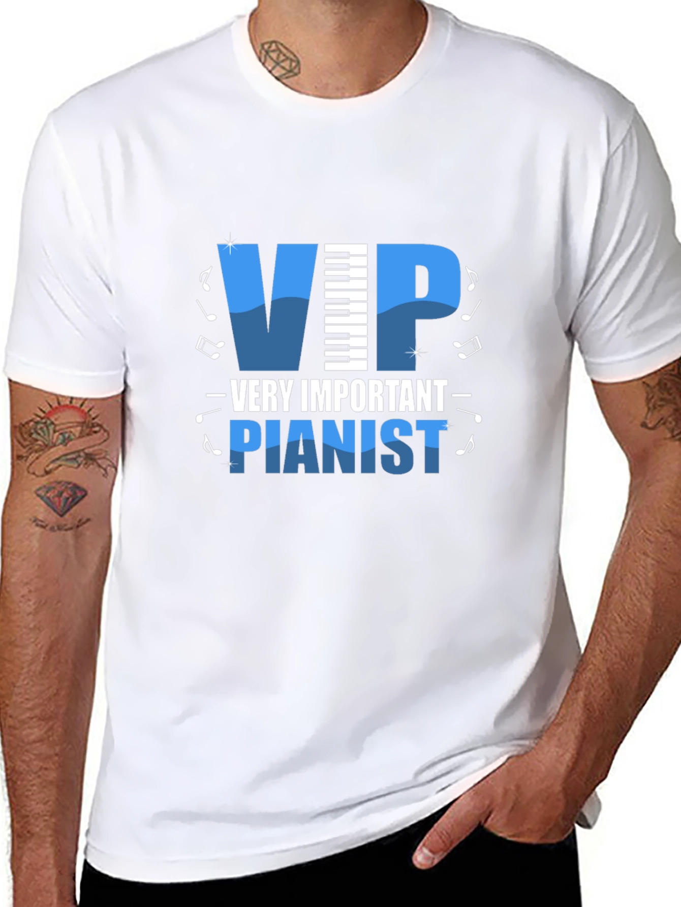 Very Important Pianist Graphic T-Shirt