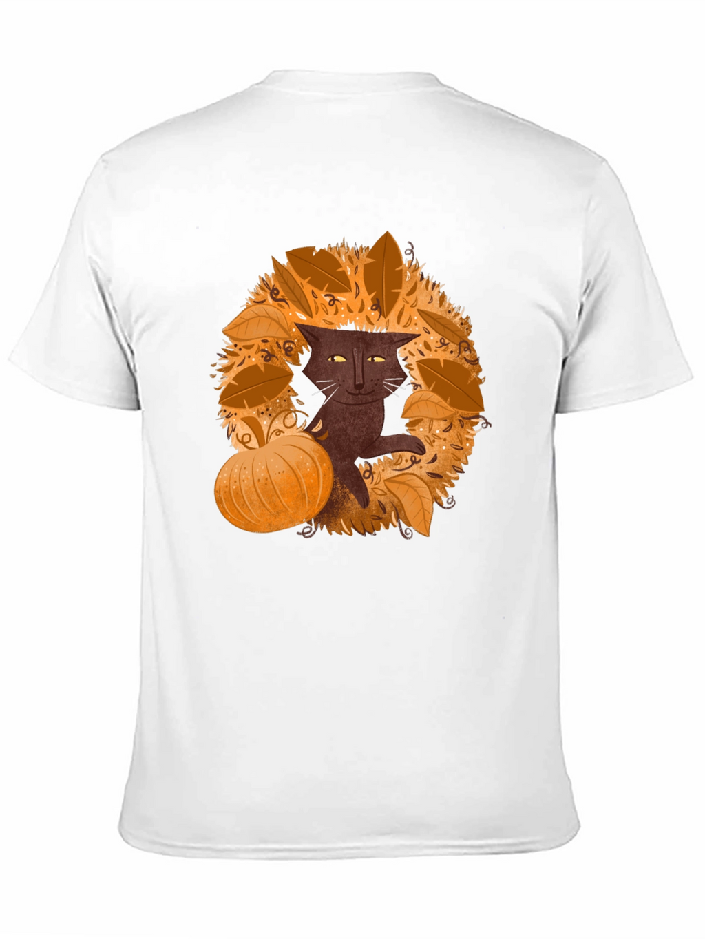 Fall Cat T-Shirt - Spooky Season