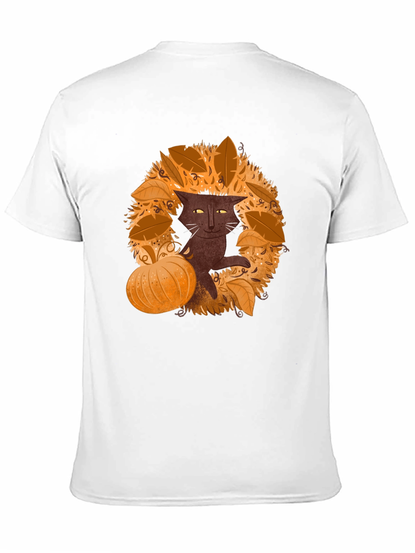 Fall Cat T-Shirt - Spooky Season
