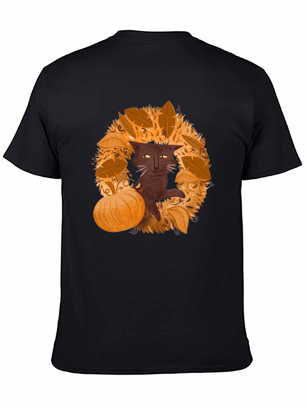 Fall Cat T-Shirt - Spooky Season