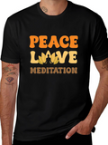 Peace Love Meditation T-Shirt