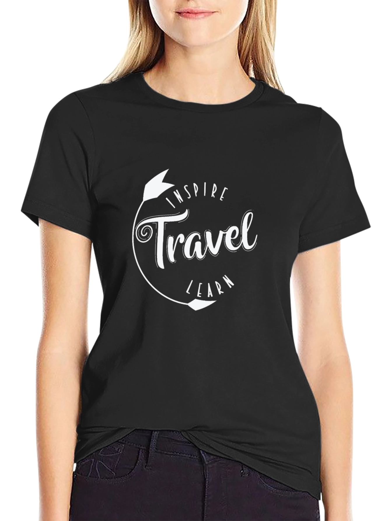 Inspire Travel Learn Graphic T-Shirt