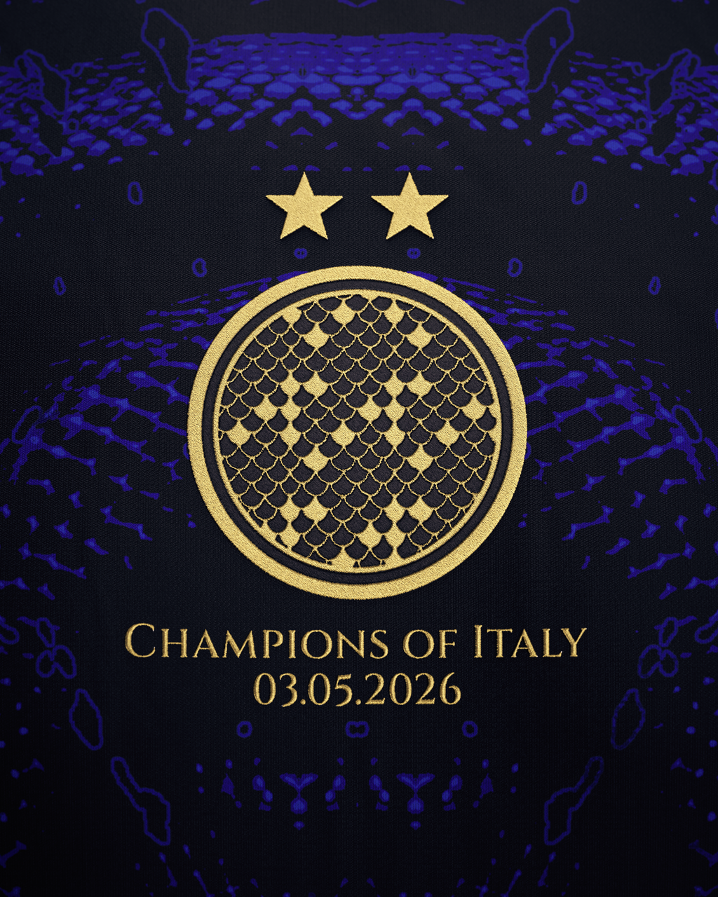 "Il Serpente" 2026 Italian Champions Jersey - Pre-Order (Mid August)