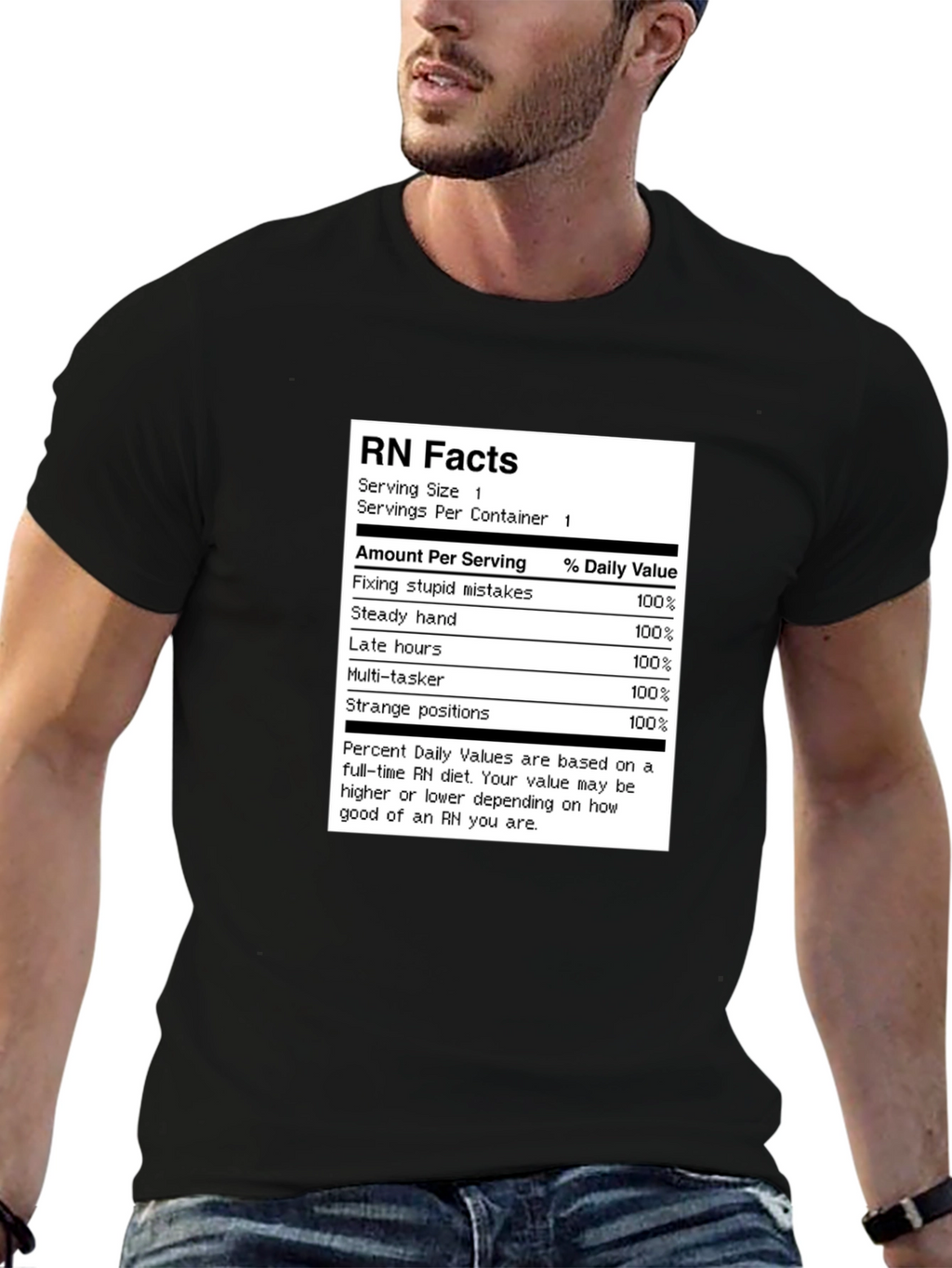 RN Facts T-Shirt - Nurse Humor Tee