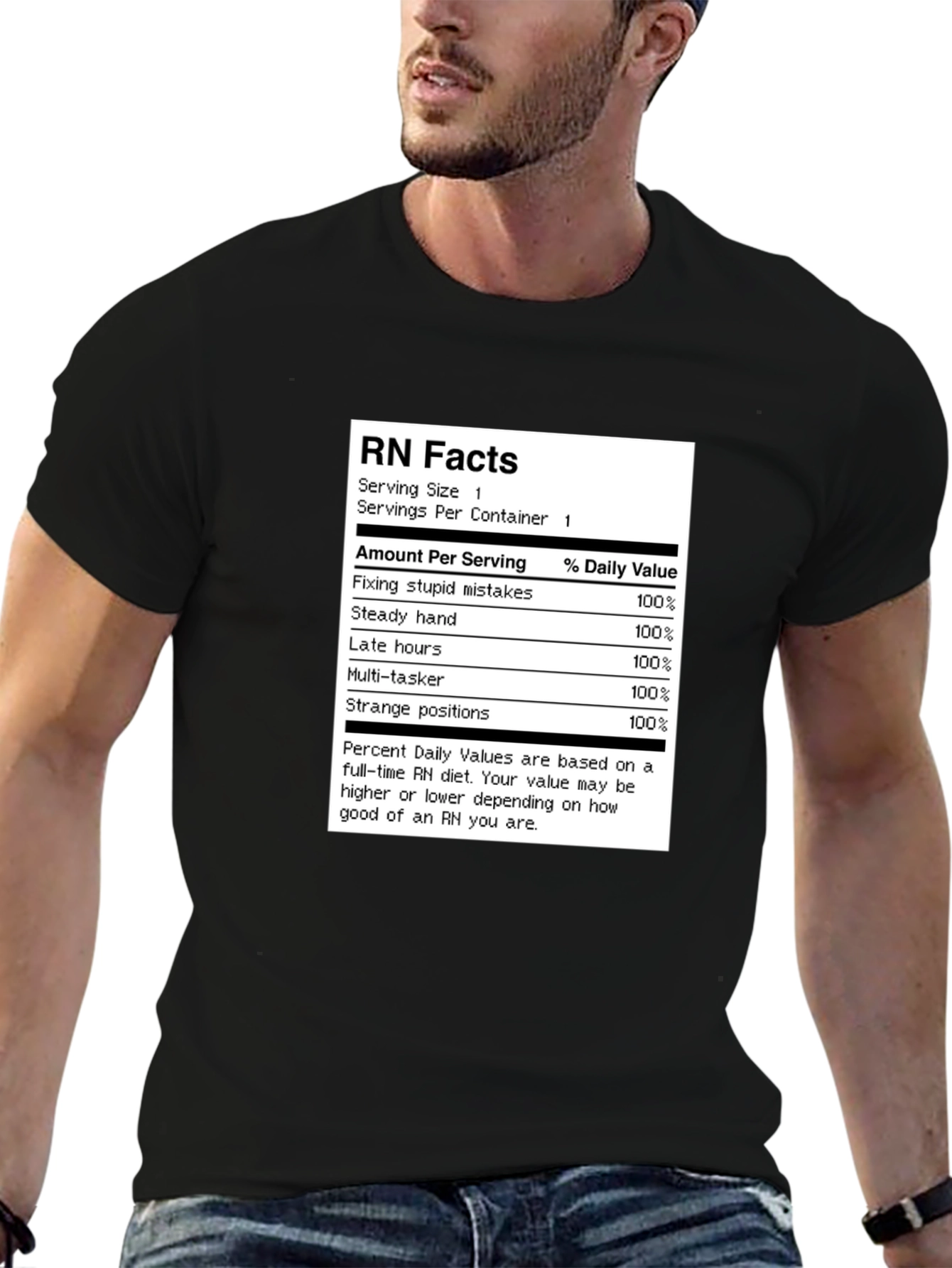RN Facts T-Shirt - Nurse Humor Tee