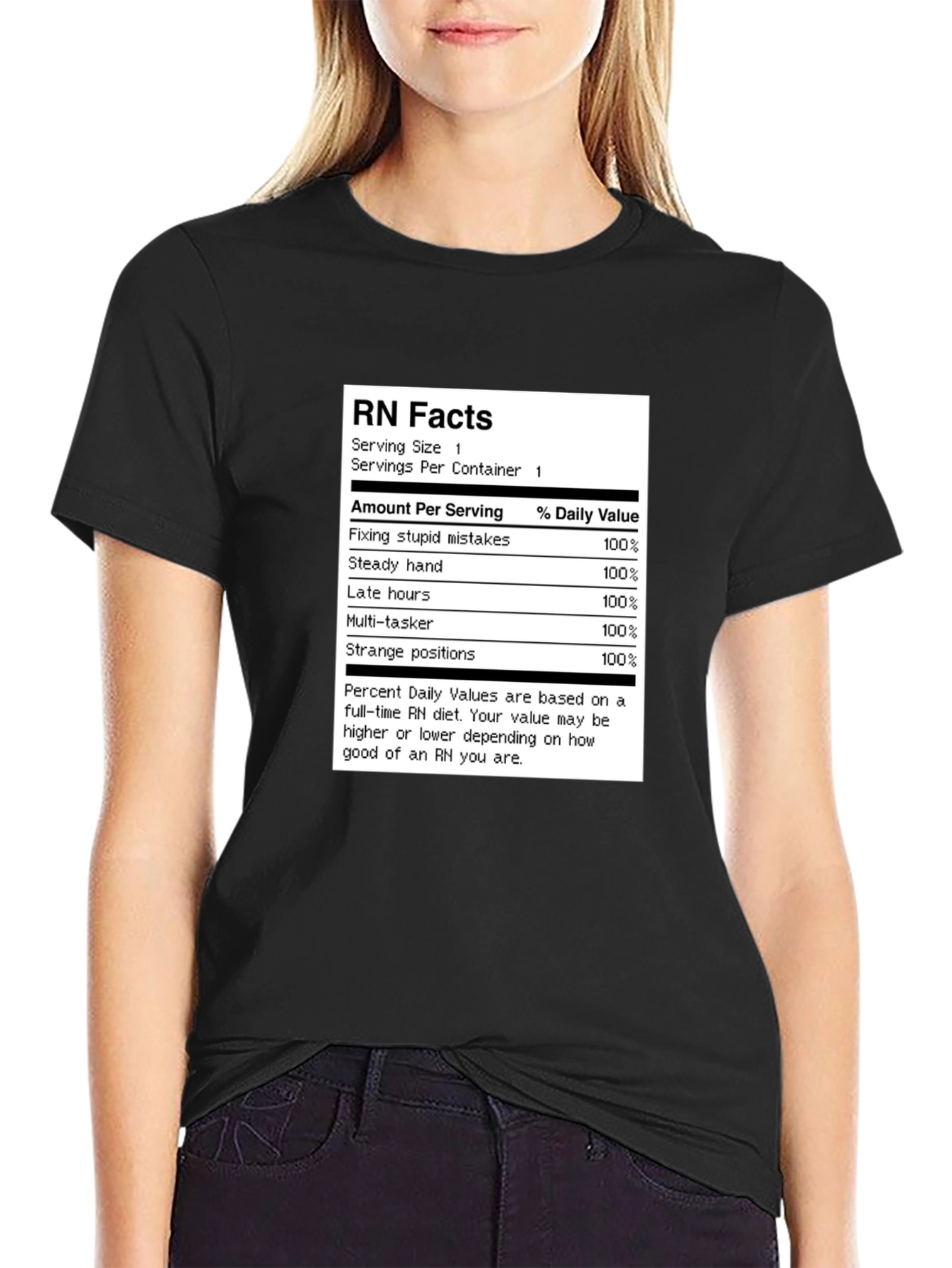 RN Facts T-Shirt - Nurse Humor Tee