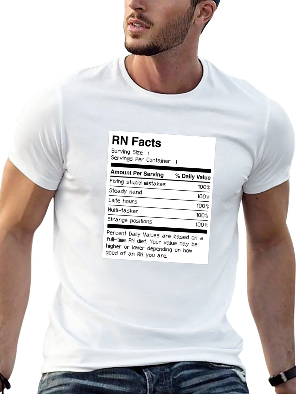 RN Facts T-Shirt - Nurse Humor Tee