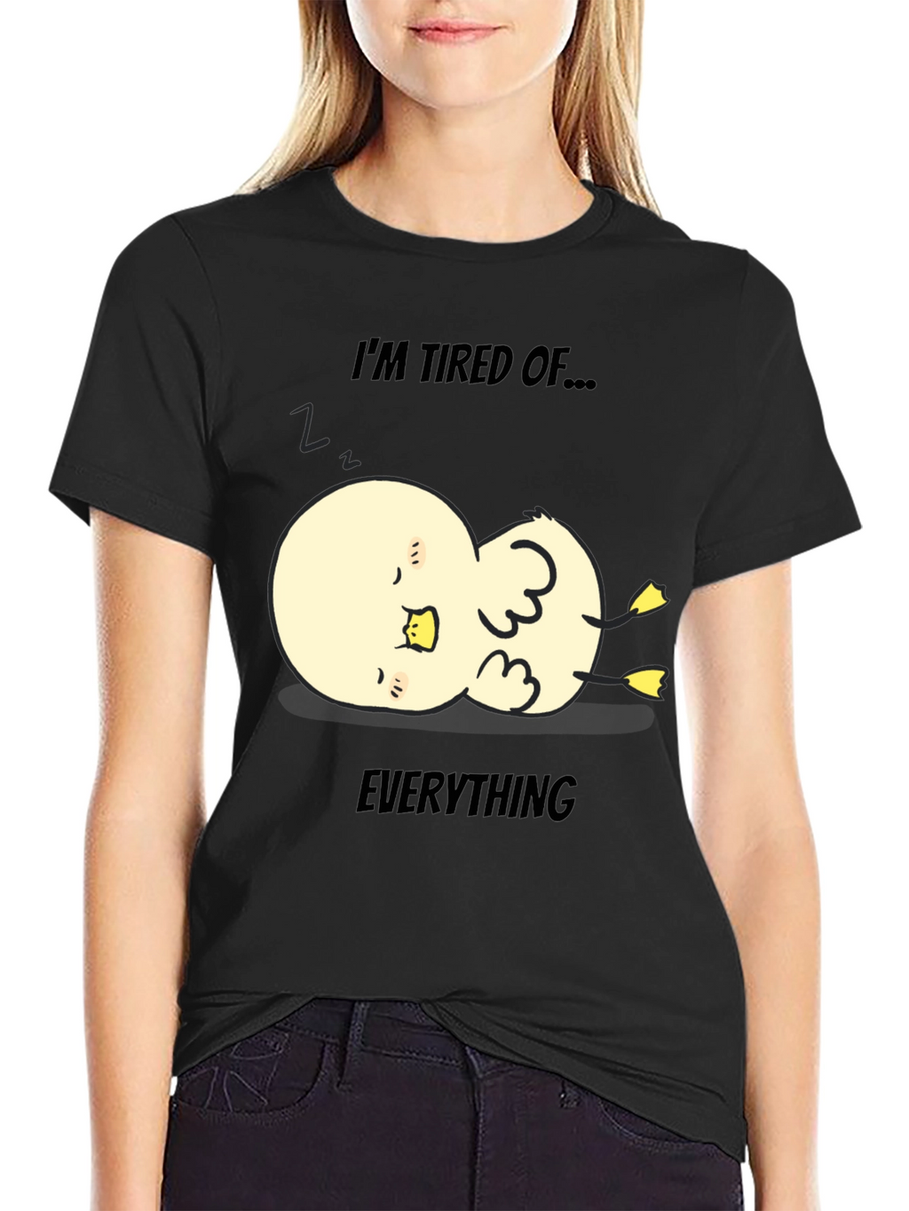 Tired of Everything Duck Tee