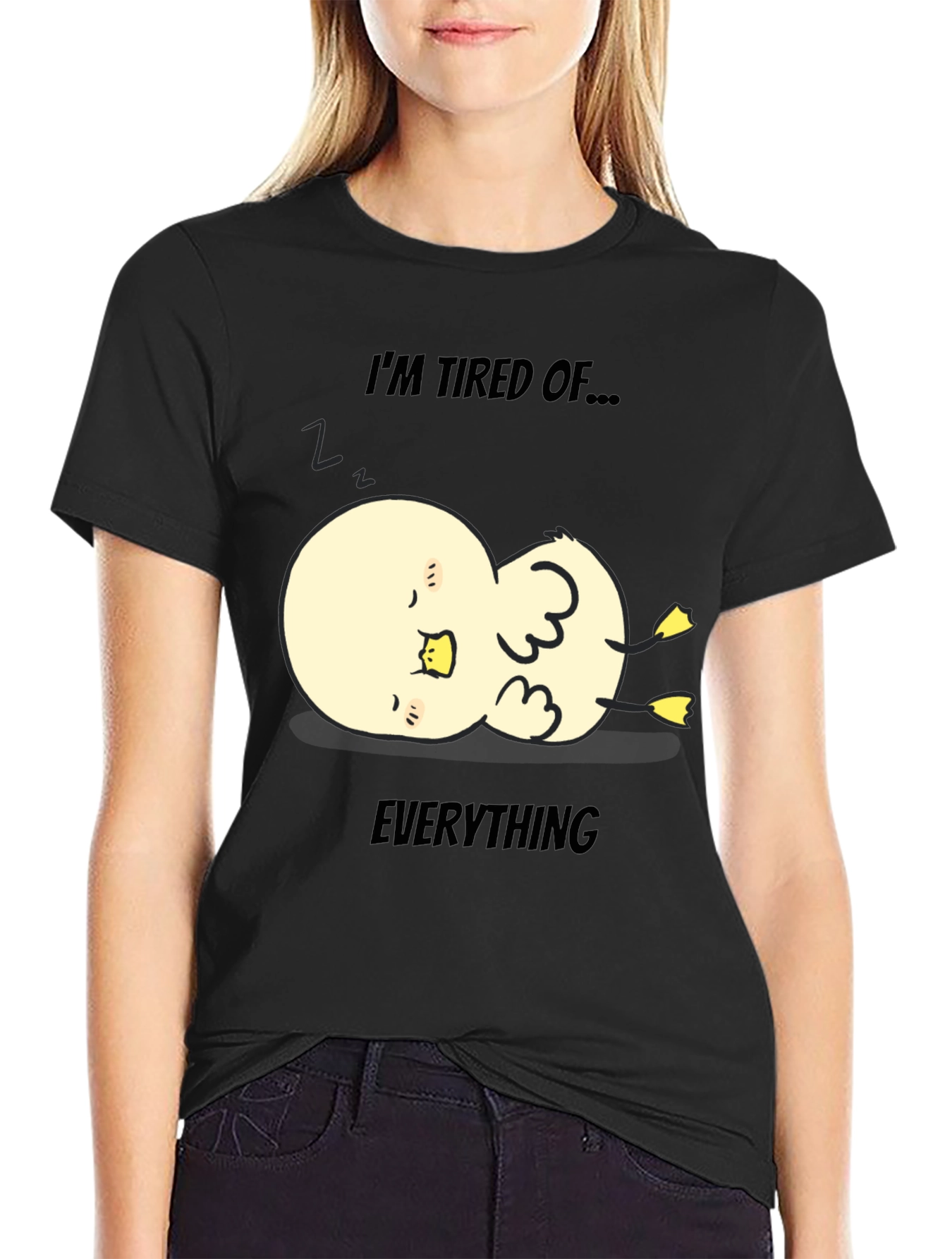 Tired of Everything Duck Tee