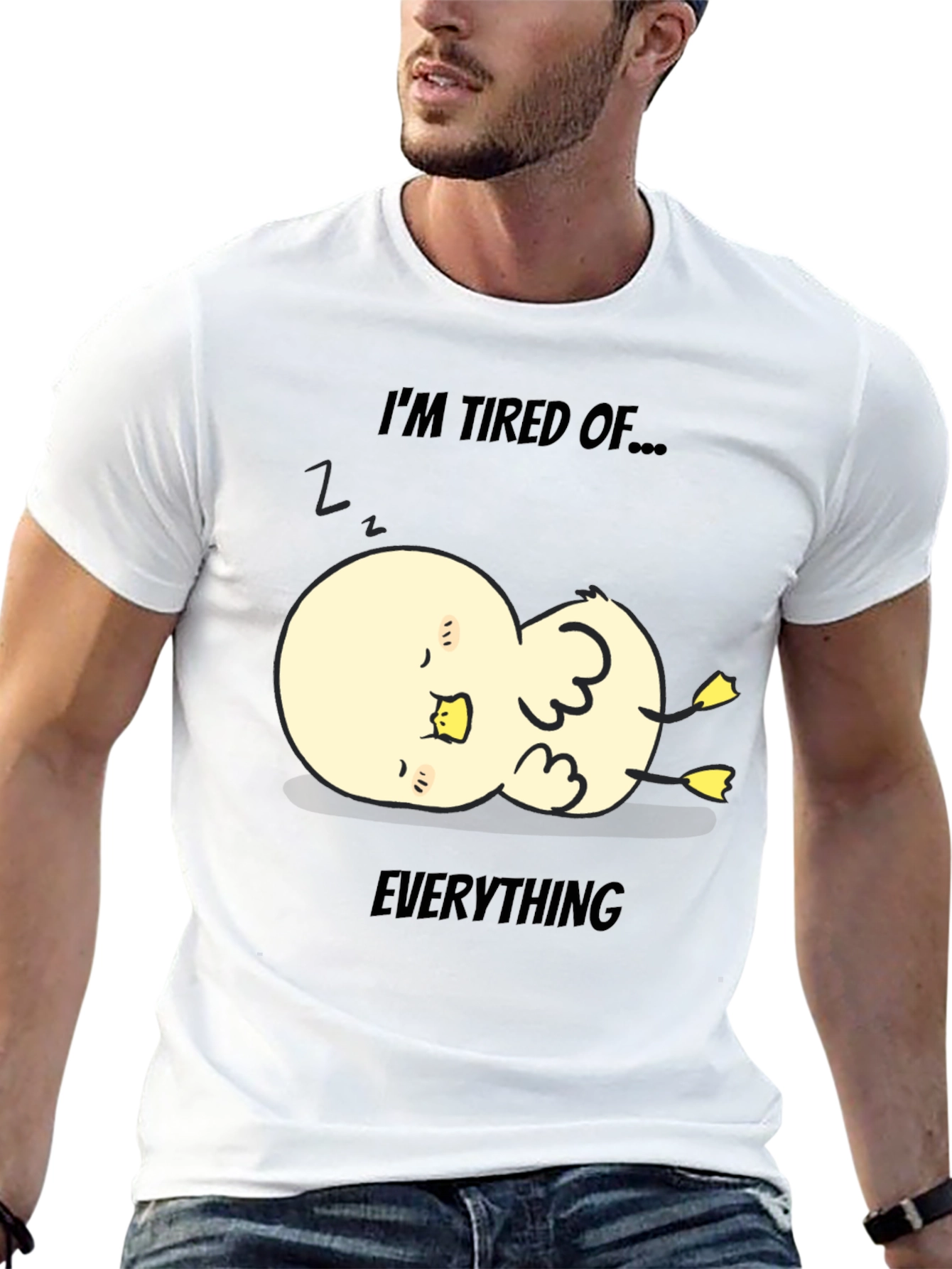 Tired of Everything Duck Tee