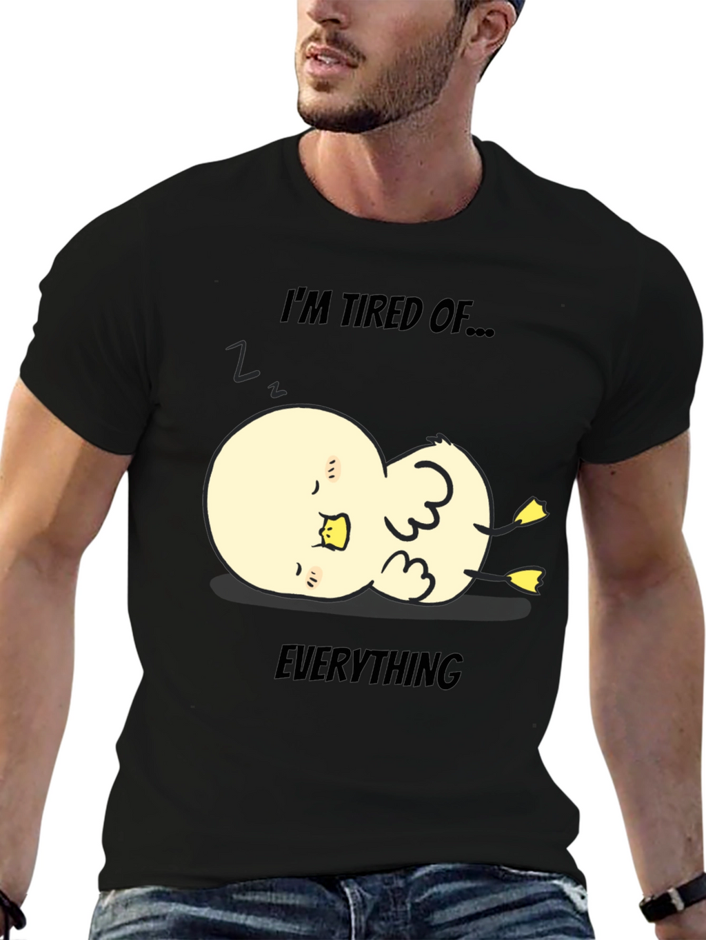 Tired of Everything Duck Tee