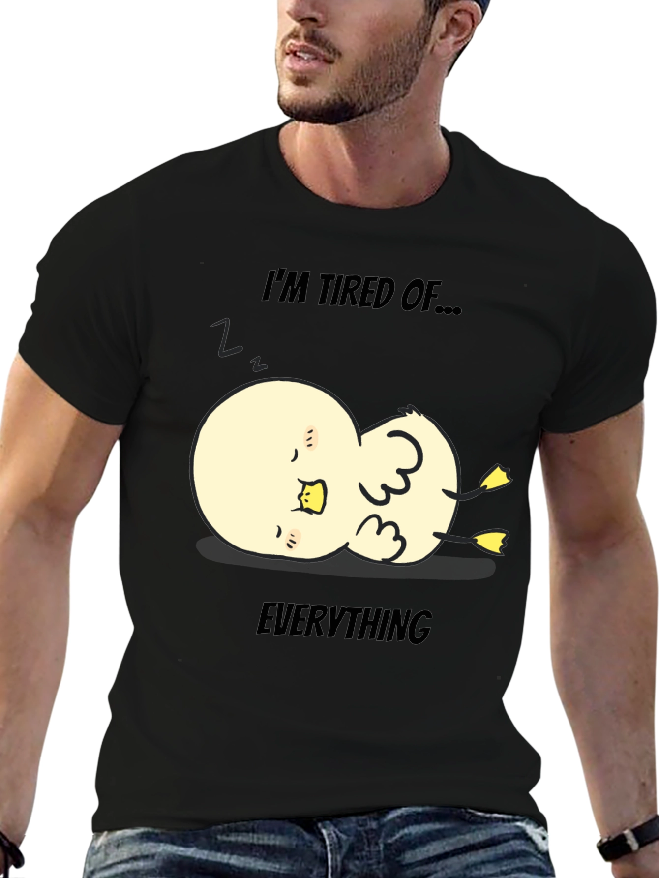 Tired of Everything Duck Tee