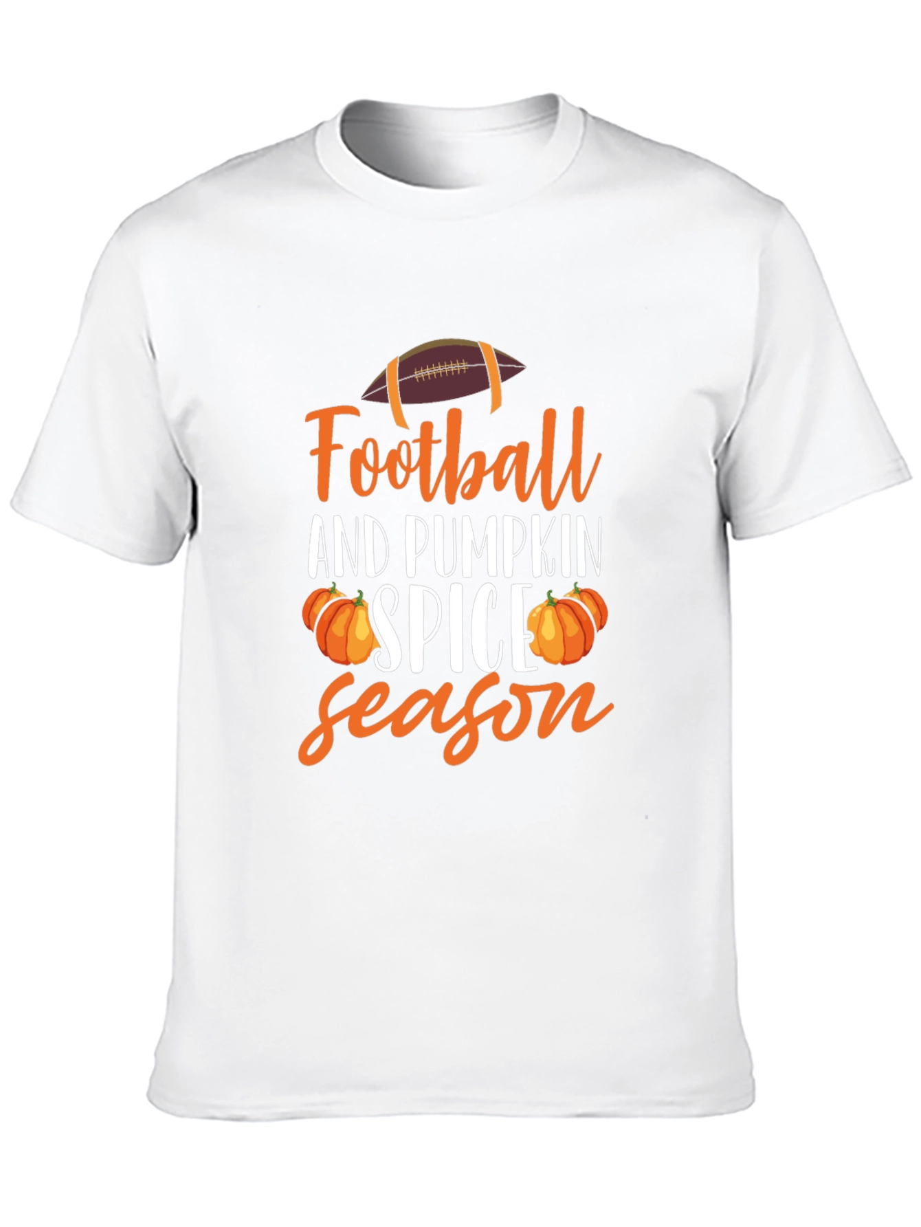 Football and Pumpkin Spice Season T-Shirt