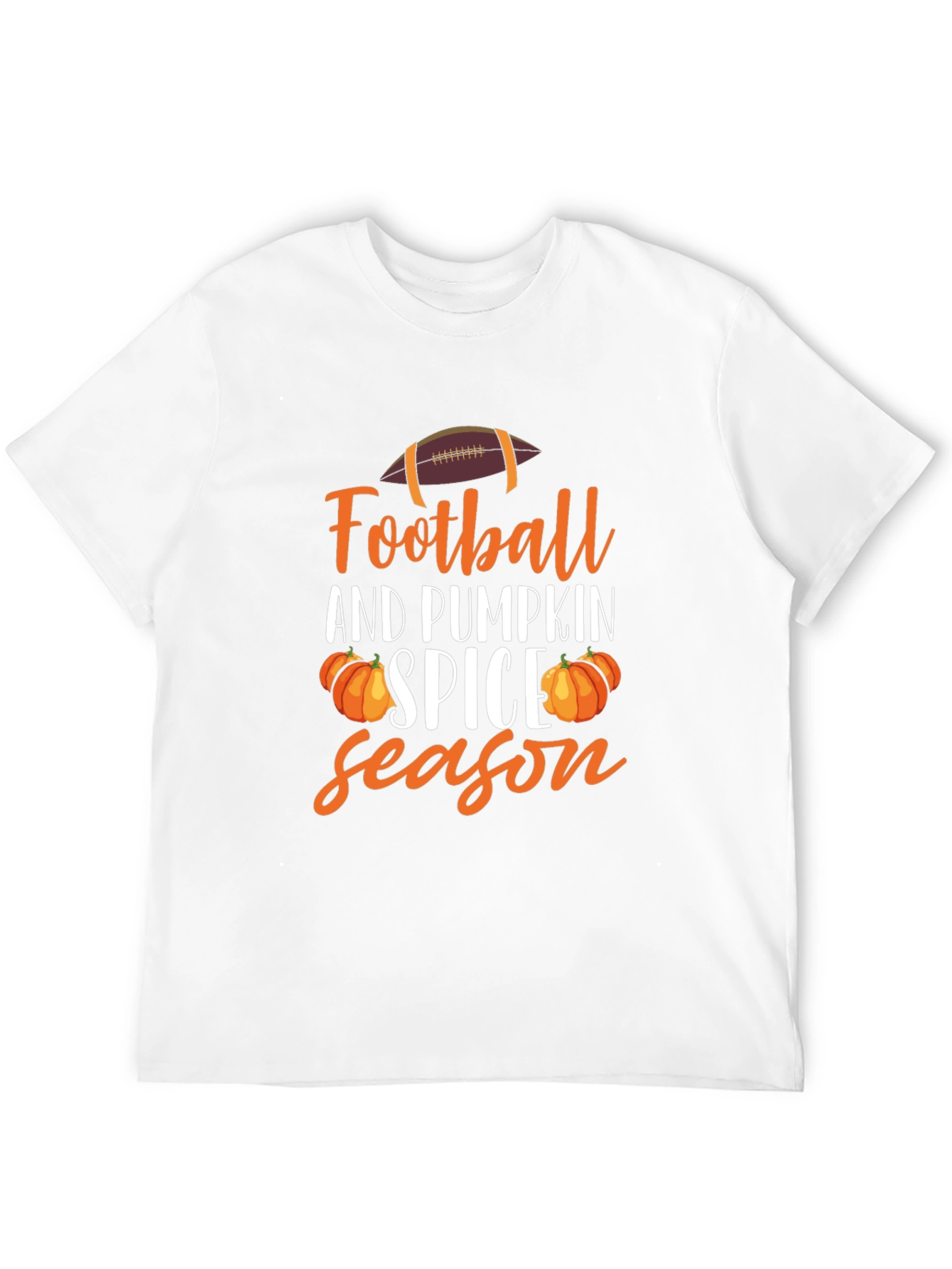 Football and Pumpkin Spice Season T-Shirt