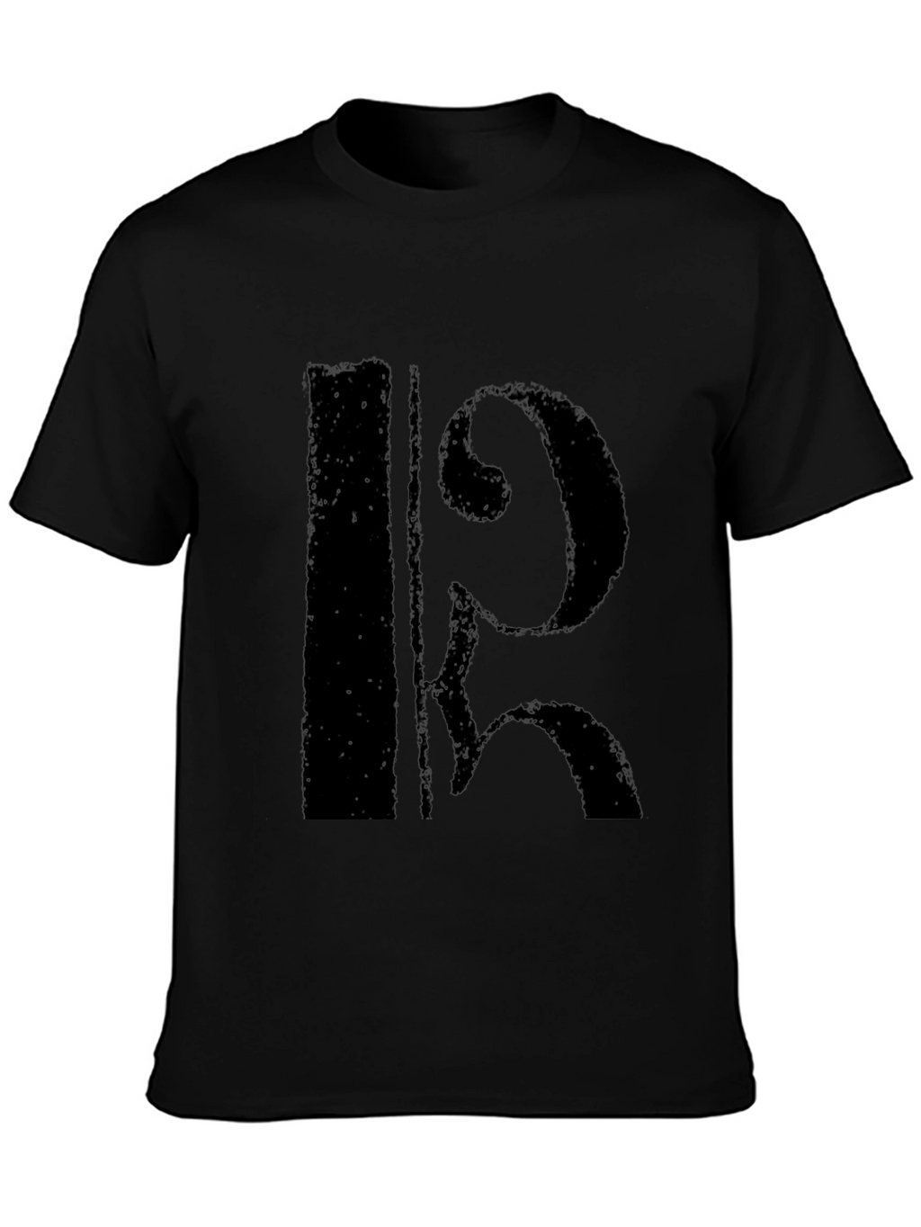 Black Alto Clef Music T-Shirt
