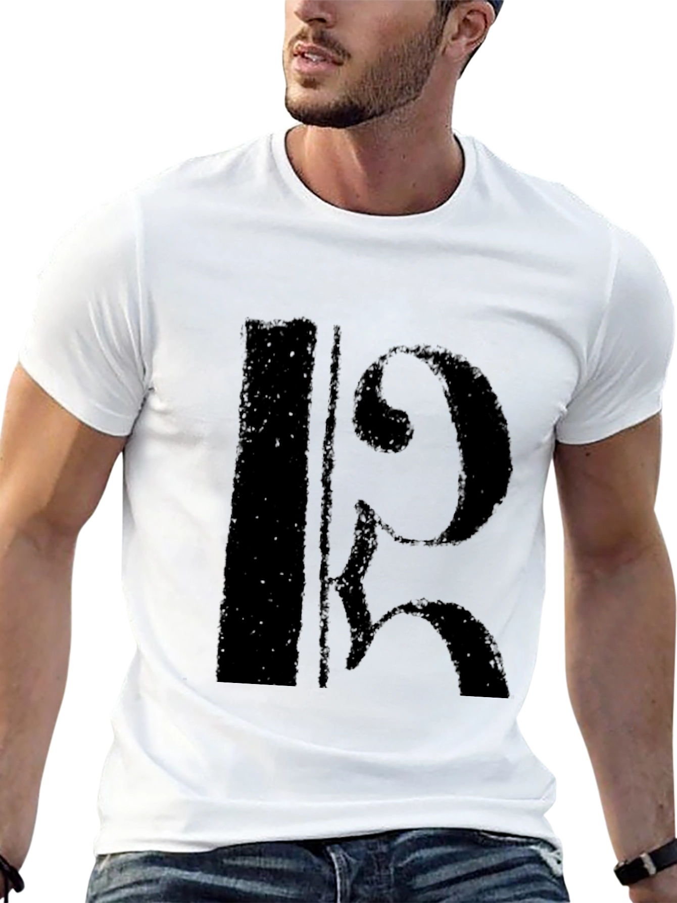 Black Alto Clef Music T-Shirt
