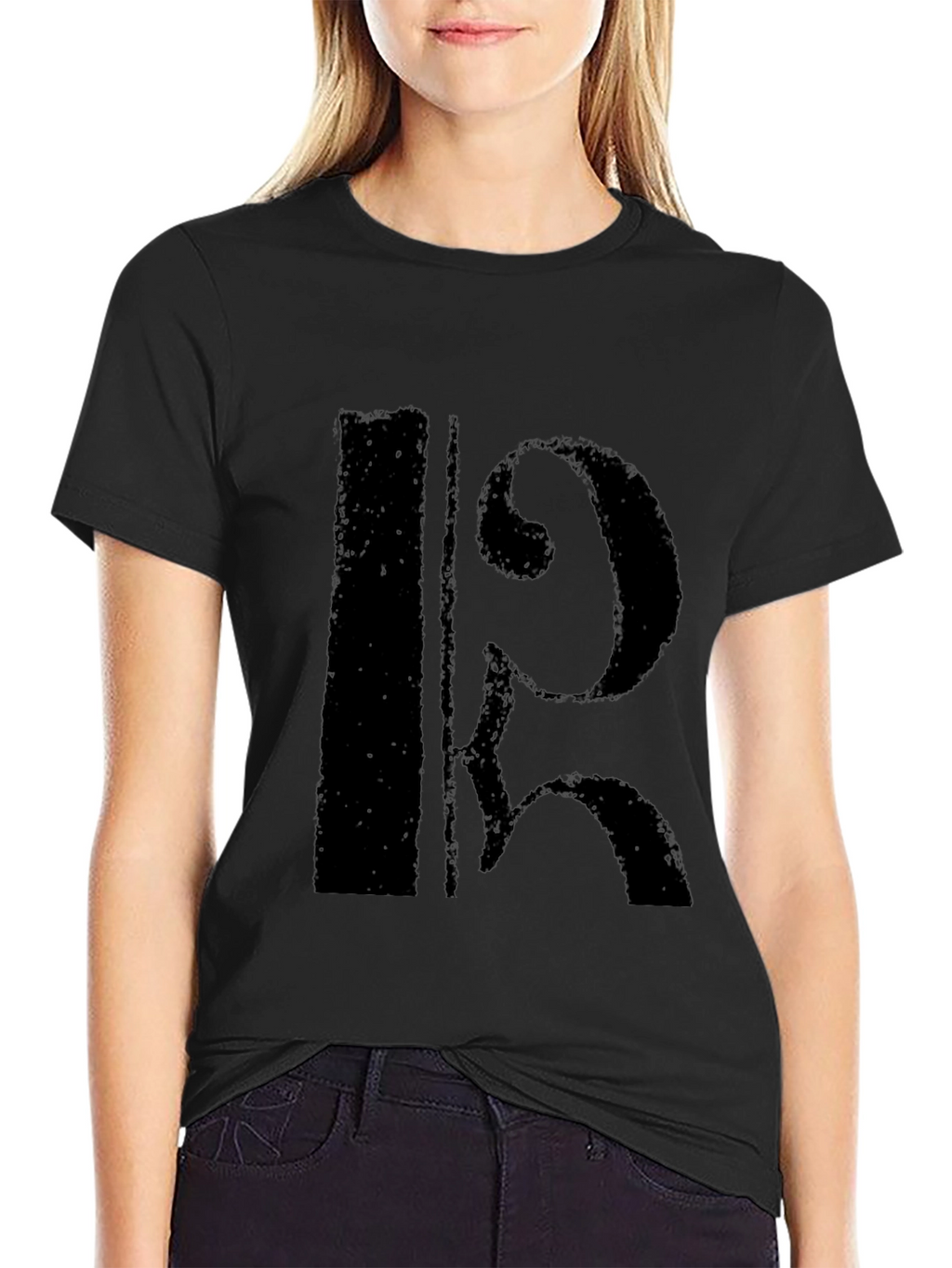 Black Alto Clef Music T-Shirt