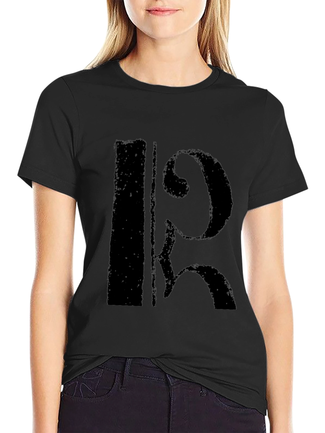 Black Alto Clef Music T-Shirt