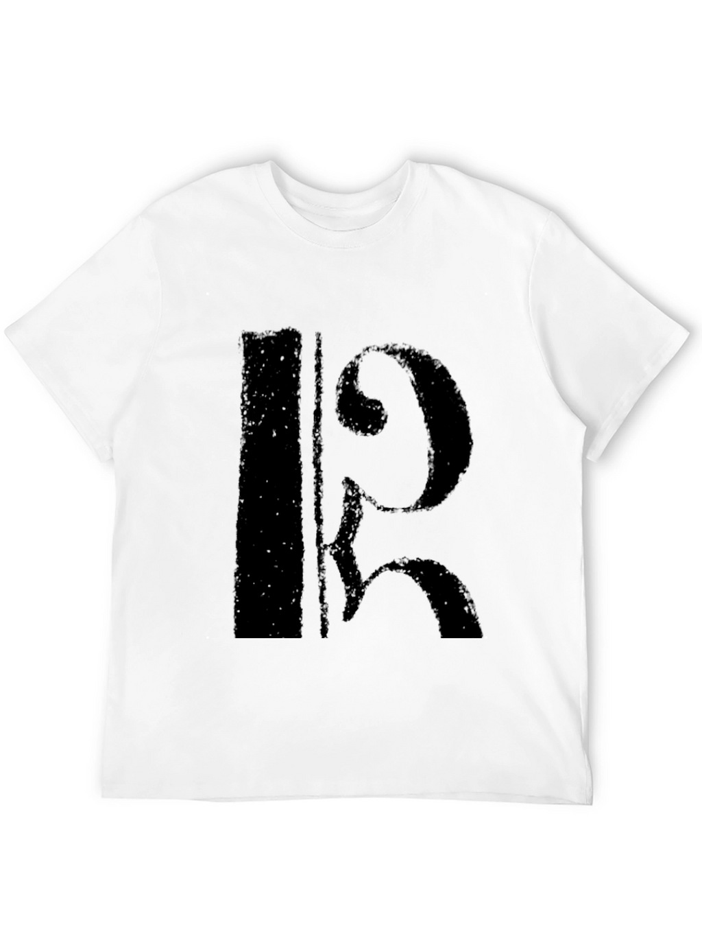 Black Alto Clef Music T-Shirt