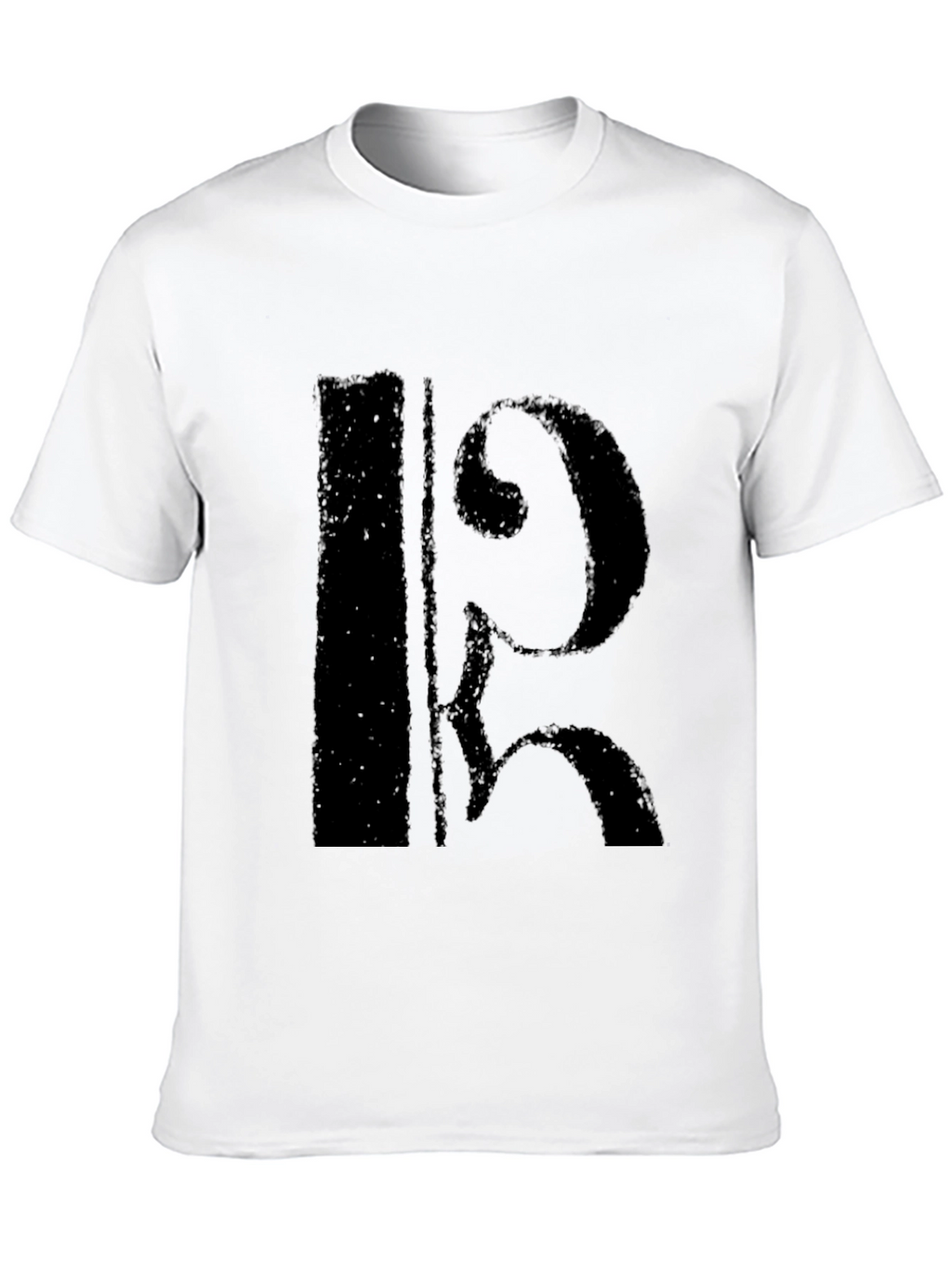 Black Alto Clef Music T-Shirt
