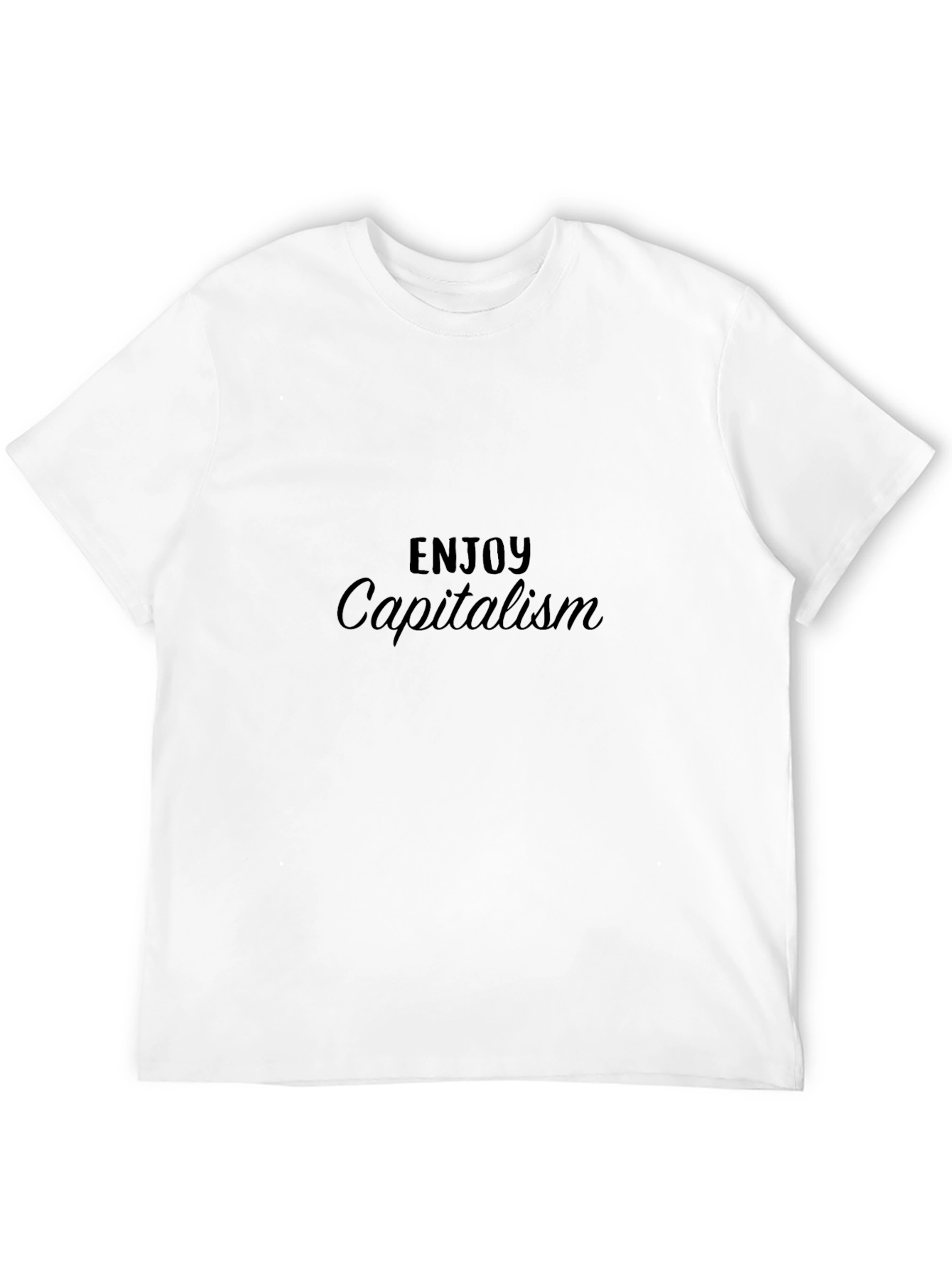 Enjoy Capitalism Black Tee Shirt