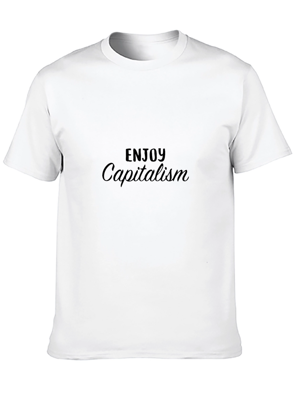 Enjoy Capitalism Black Tee Shirt