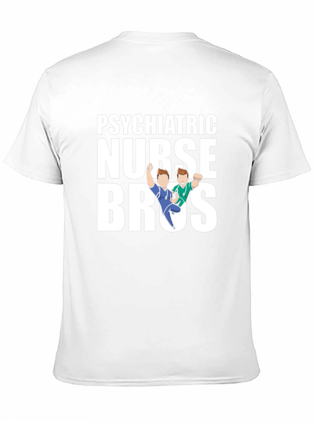 Psychiatric Nurse Bros Graphic Tee - Black