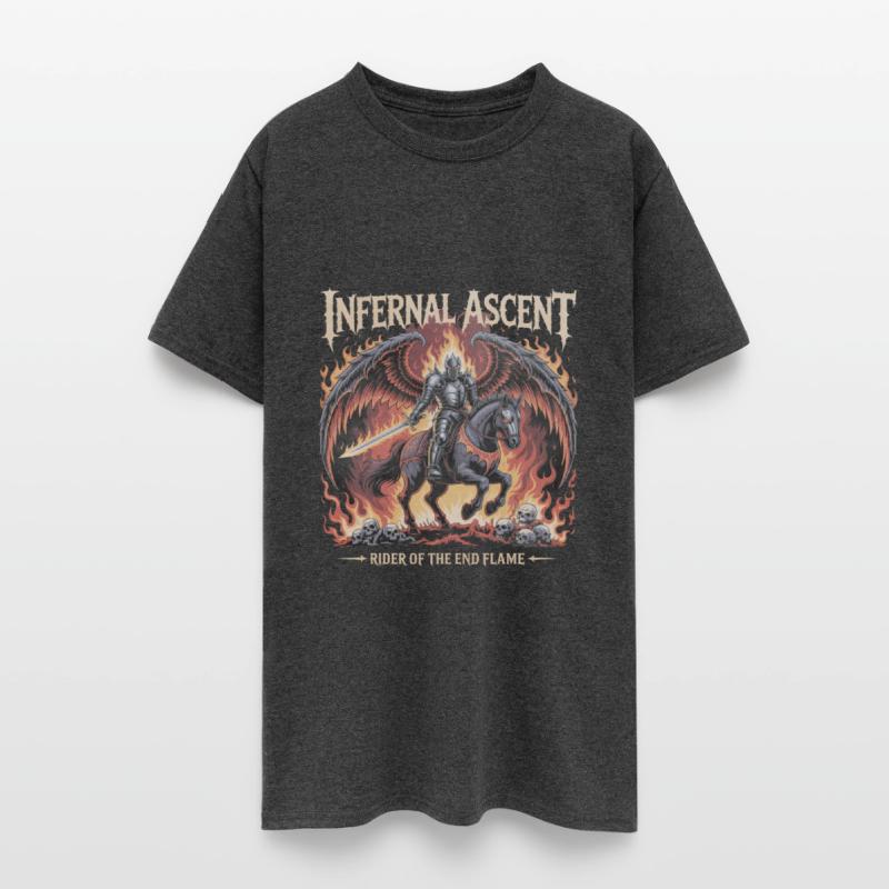 Infernal Ascent Gothic Flame Knight Shirt