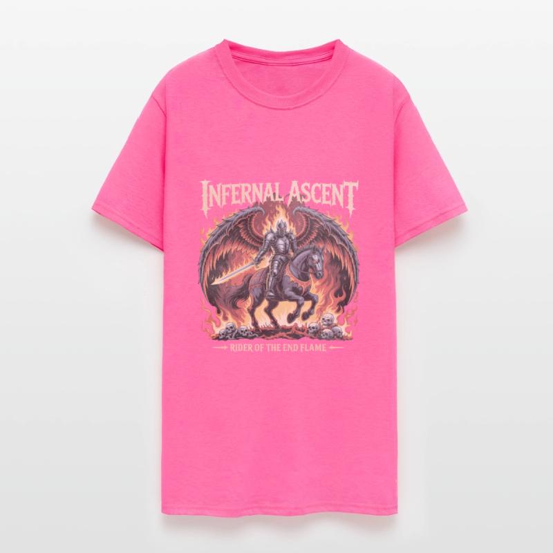 Infernal Ascent Gothic Flame Knight Shirt