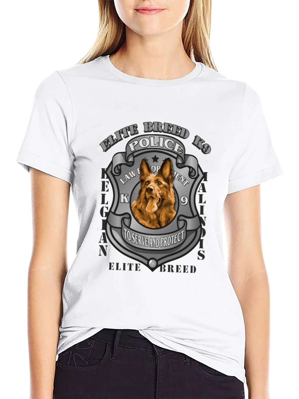 Elite Breed K9 Police Dog T-Shirt