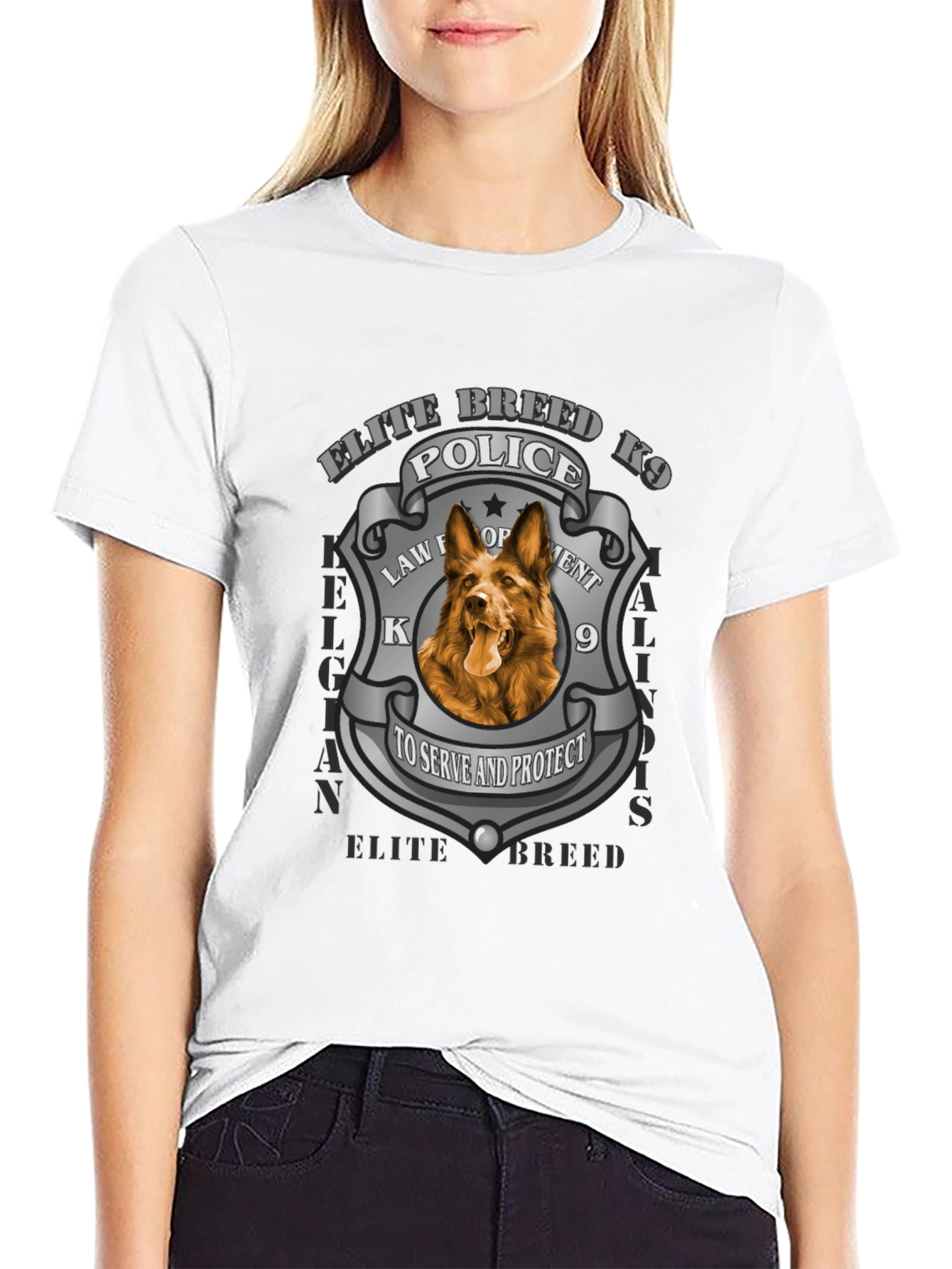 Elite Breed K9 Police Dog T-Shirt