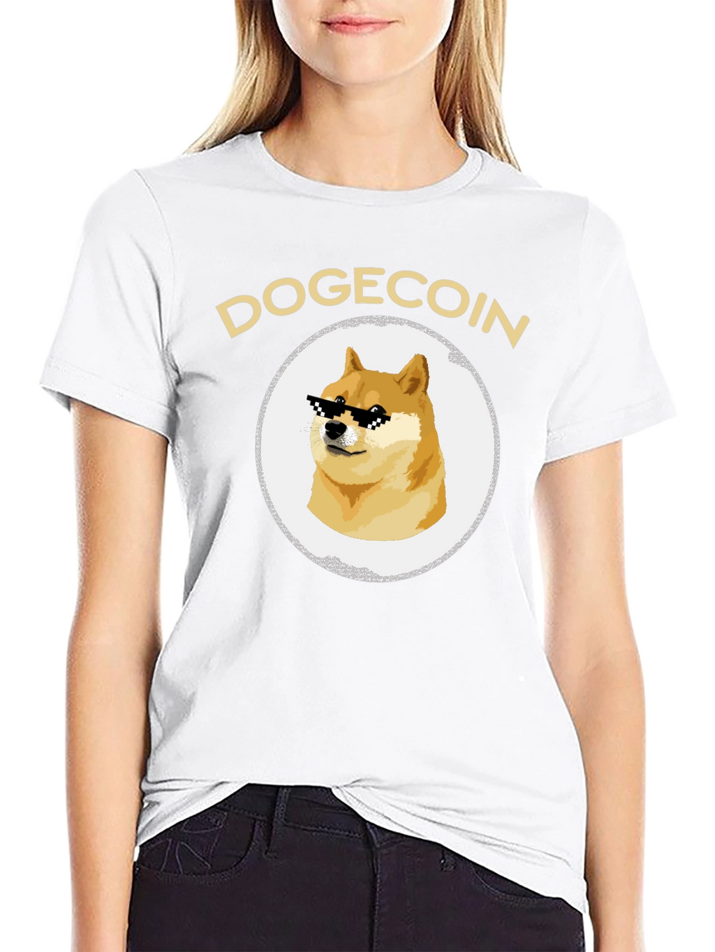 DogeCoin Meme Graphic Tee - Crypto Cool!