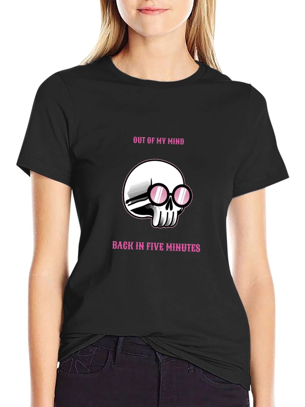 Out of My Mind Skull Graphic Tee