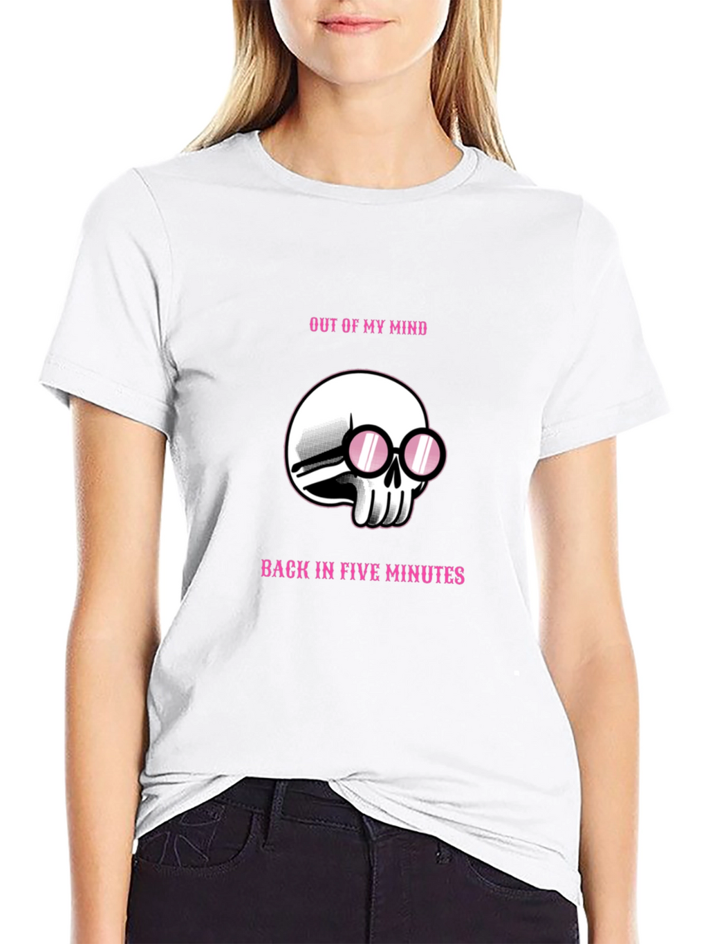 Out of My Mind Skull Graphic Tee