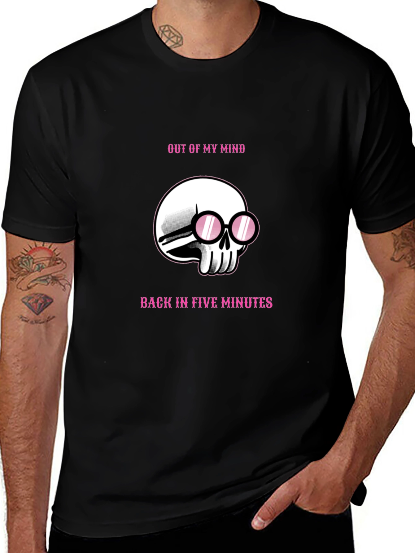 Out of My Mind Skull Graphic Tee