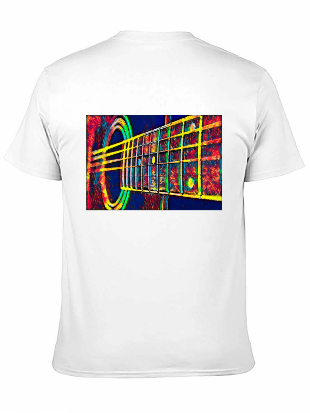 Acoustic Guitar Graphic Tee - Music Lover Gift