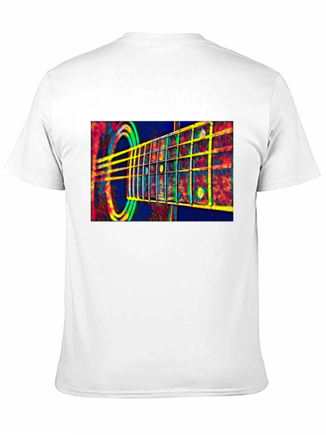 Acoustic Guitar Graphic Tee - Music Lover Gift