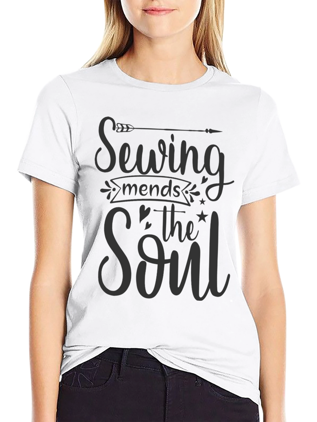 Sewing Mends The Soul Graphic T-Shirt